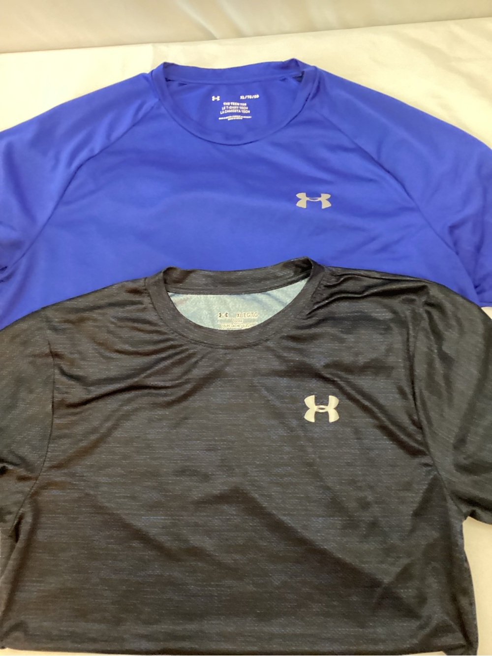 Under Armour Men’s Short Sleeve Tech Tee Duo - Royal Blue & Black XL